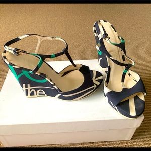 Burberry sandal wedge